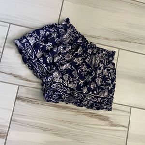 Paper bag Shorts from Francesca’s.